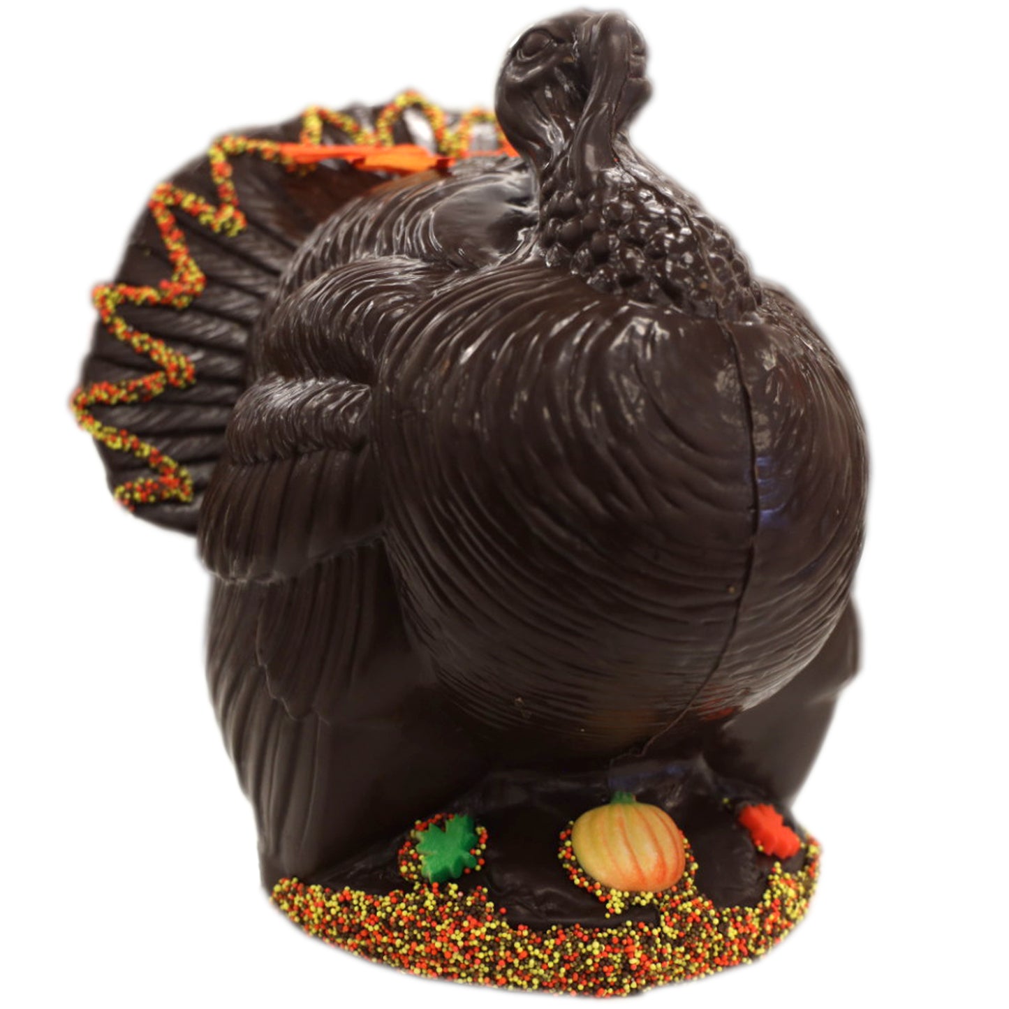 11" Dark Chocolate Turkey - Model"F" Thanksgiving Centerpiece - Conrad's Confectionery