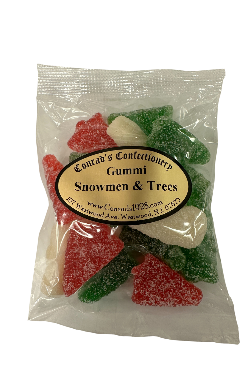 Gummi Snowmen and Trees- 4 oz bag