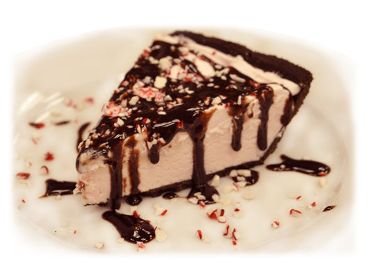 Peppermint Candy Cane Ice Cream Pie