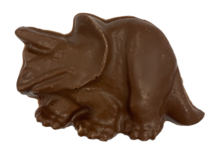 Milk Chocolate Triceratops