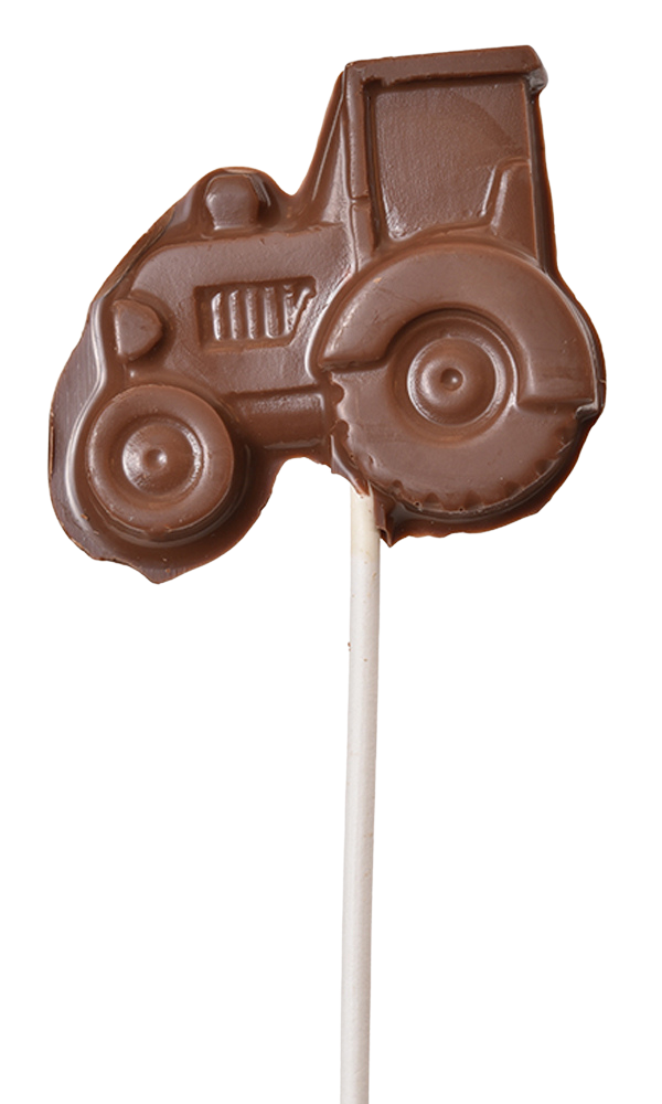 Milk Chocolate Tractor Lollipop