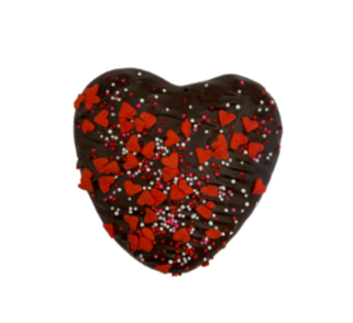 Dark Chocolate Marshmallow Heart
