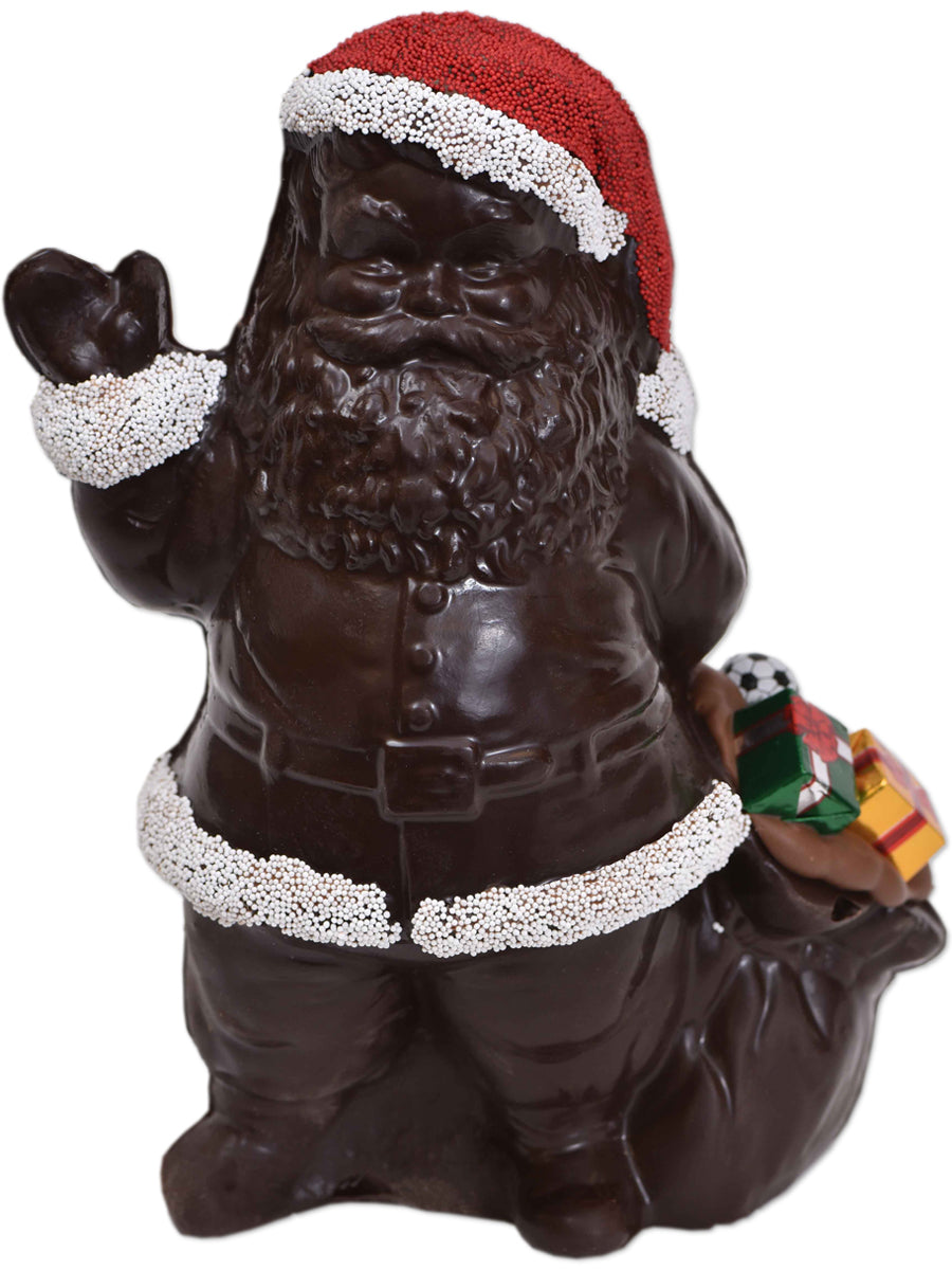 10" Dark Chocolate "Bag" Santa Model X-103 - Conrad's Confectionery