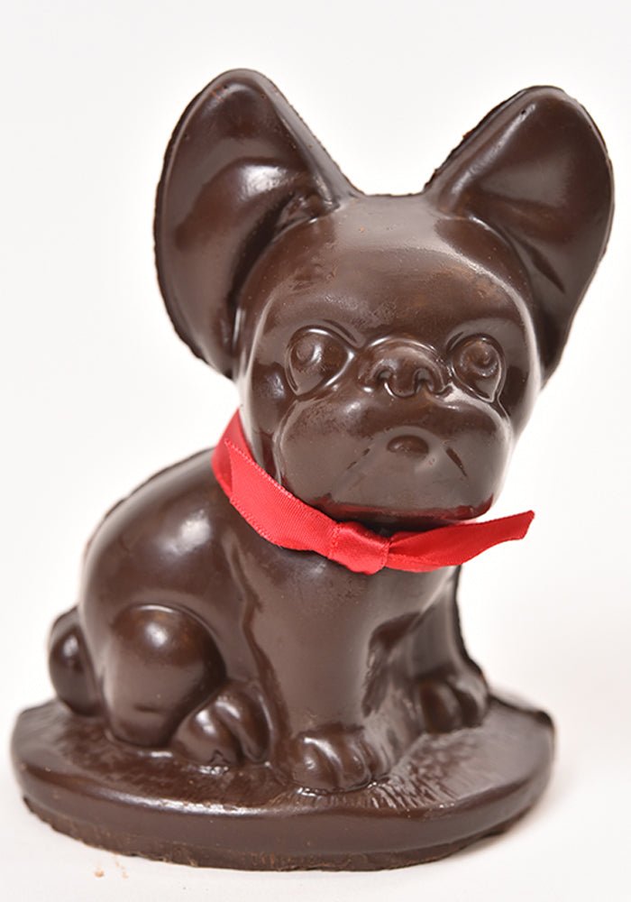 Dark Chocolate Bulldog (Hollow) - Conrad's Confectionery