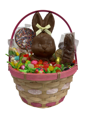 Easter Milk Chocolate "C" Basket (SHIPPING NOT AVAILABLE)