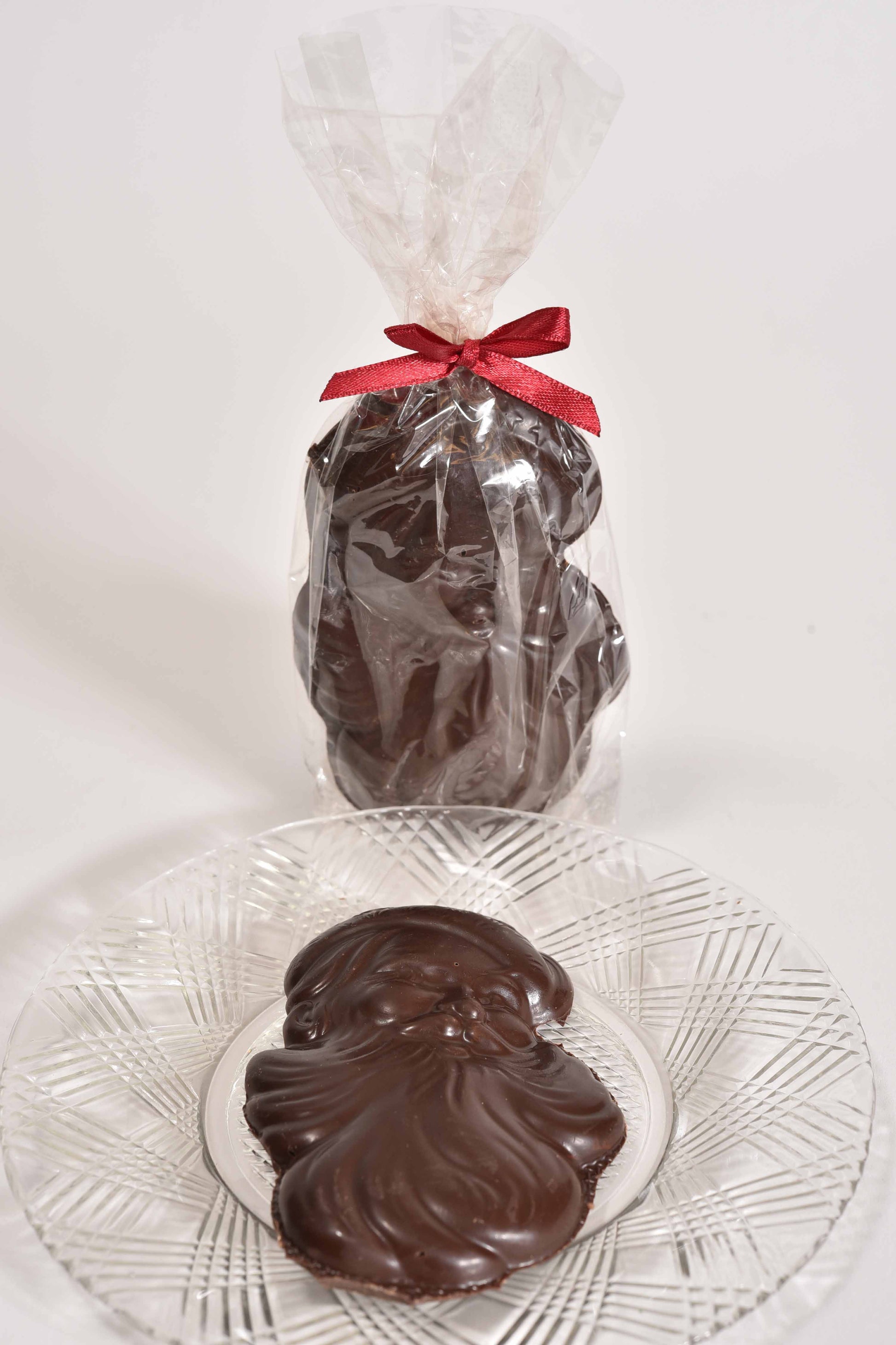 4" Dark Chocolate Santa Face - Conrad's Confectionery