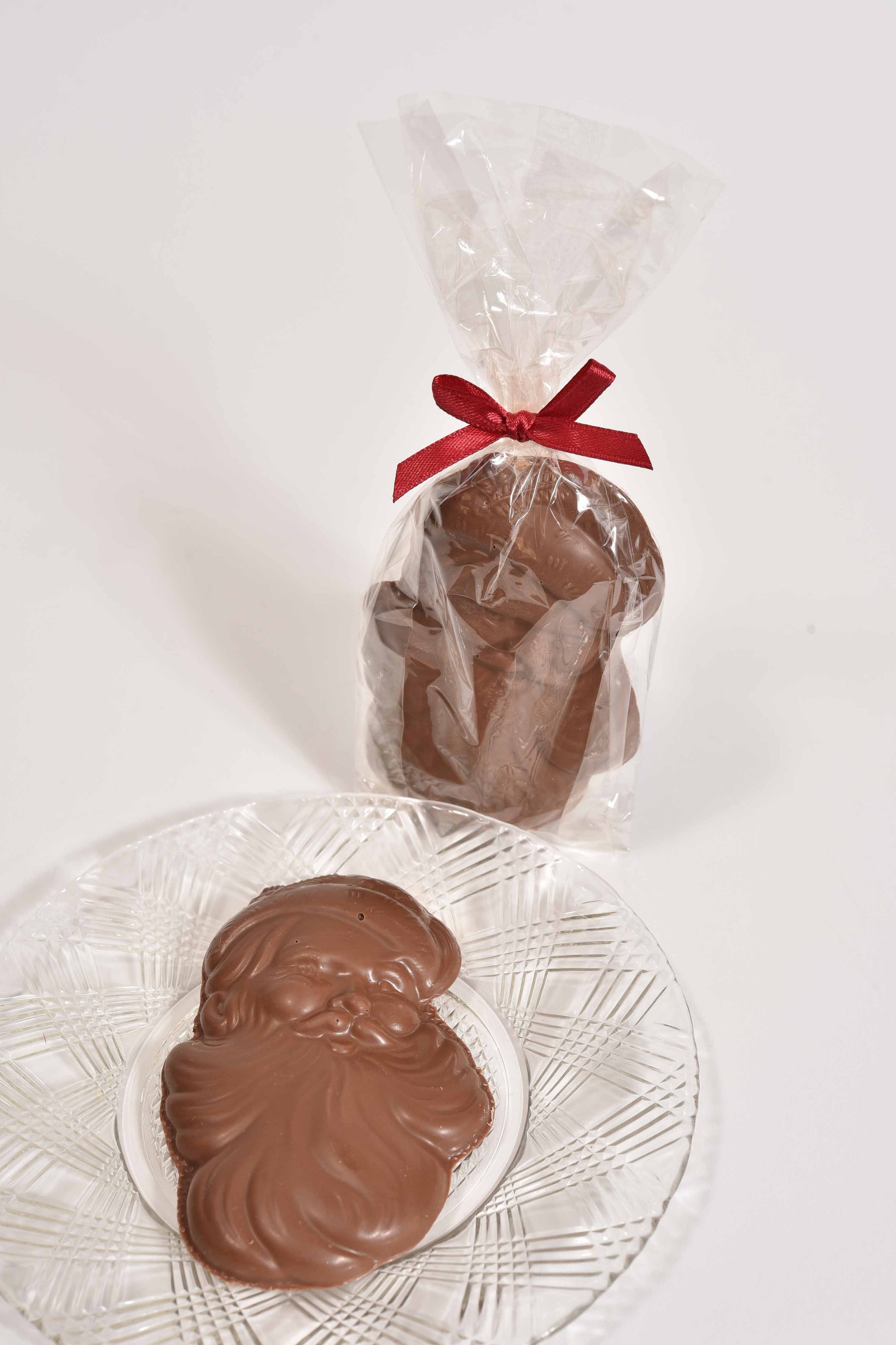 4" Milk Chocolate Santa Face - Conrad's Confectionery