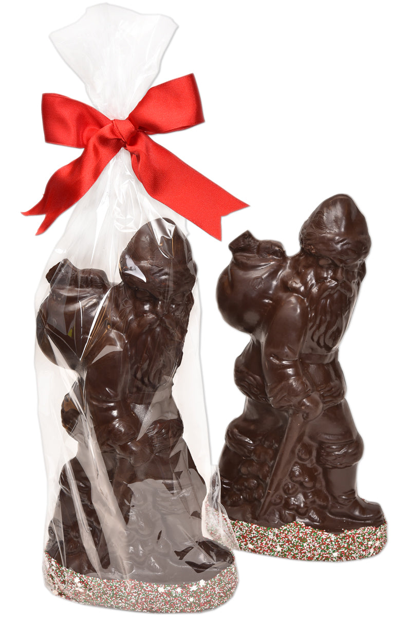 18" Dark Chocolate "Walking" Santa Model X-107 - Conrad's Confectionery