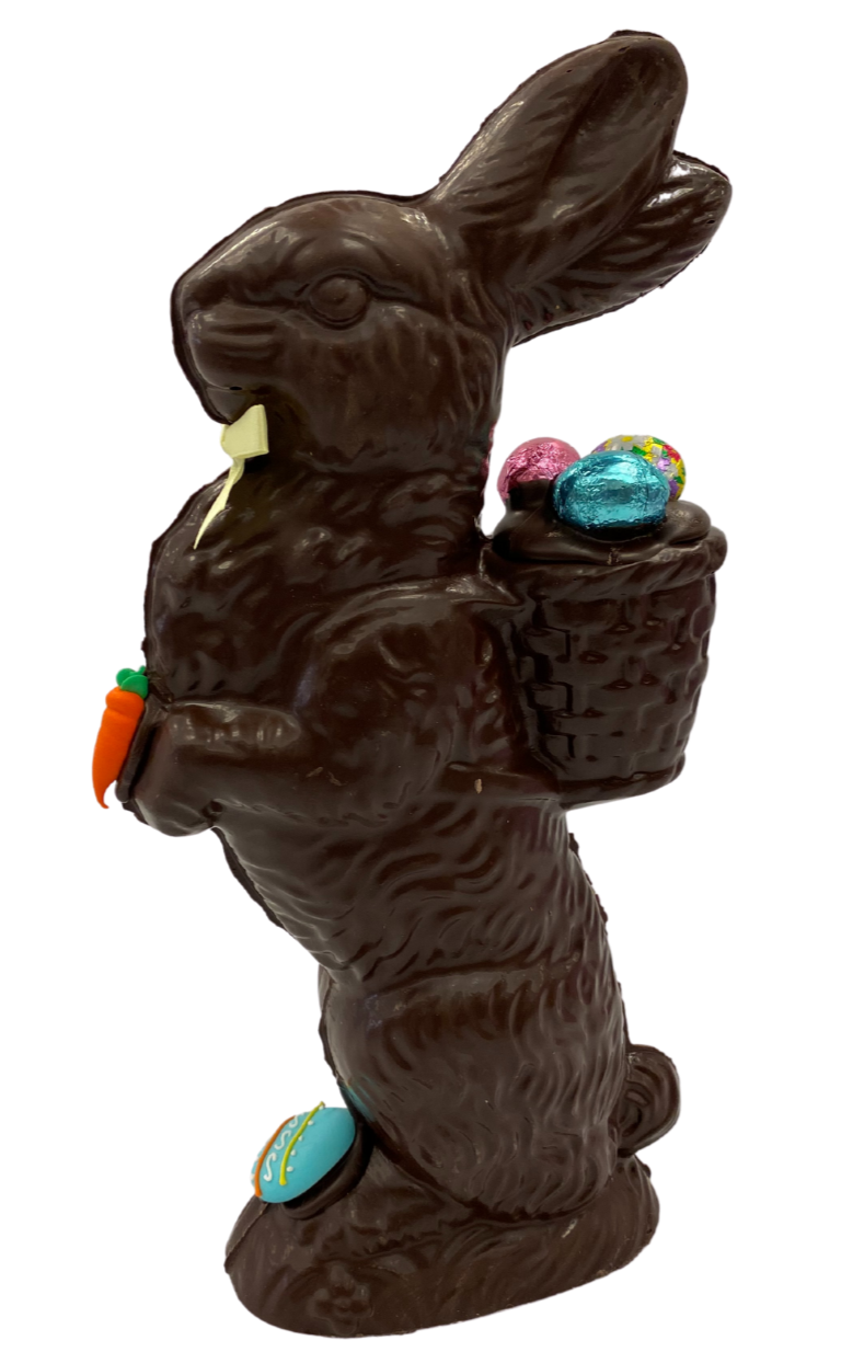 12.5" Dark Chocolate Easter Bunny # 98 - "Large Fred's Favorite"