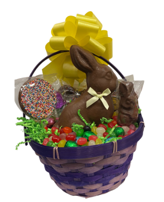 Easter Milk Chocolate "D" Basket (SHIPPING NOT AVAILABLE)