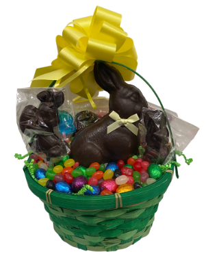 Easter Dark Chocolate "DD" Basket (SHIPPING NOT AVAILABLE)