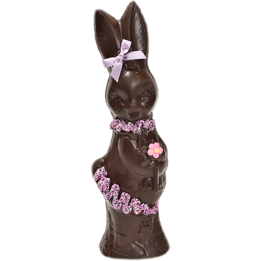 12" Dark Chocolate Easter Bunny # 96G - "Tall Girl Bunny