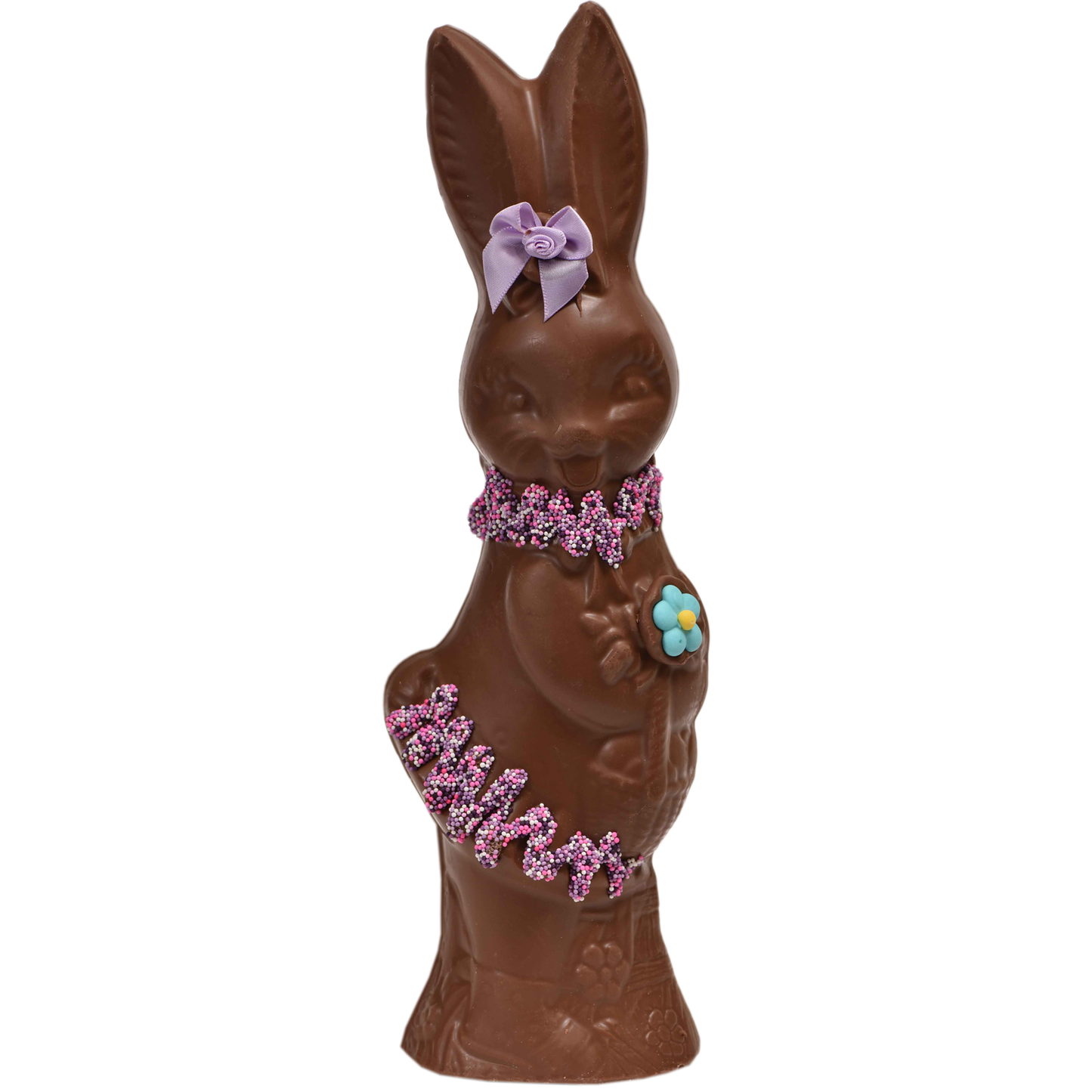 12" Milk Chocolate Easter Bunny # 38 G - "Tall Girl Bunny"