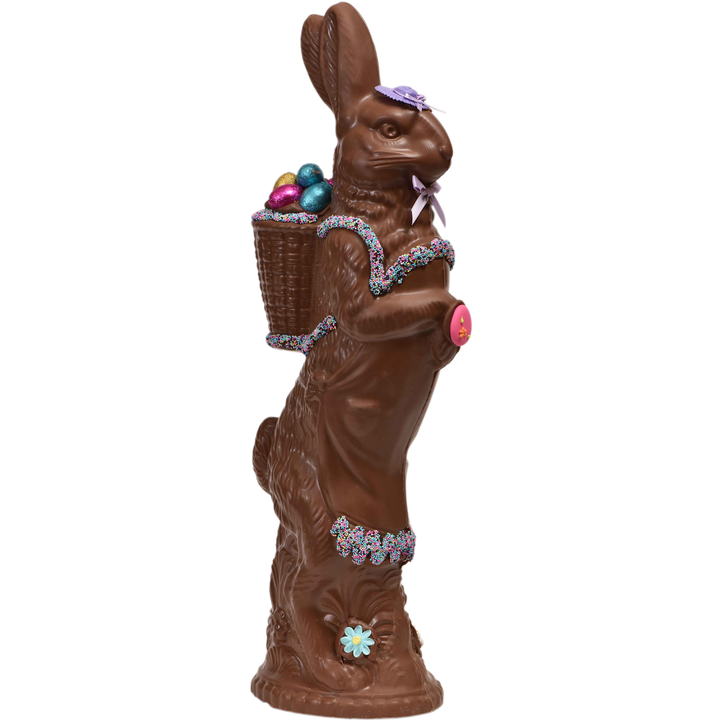 20" Milk Chocolate Easter Bunny # 41 - "Medium Apron"
