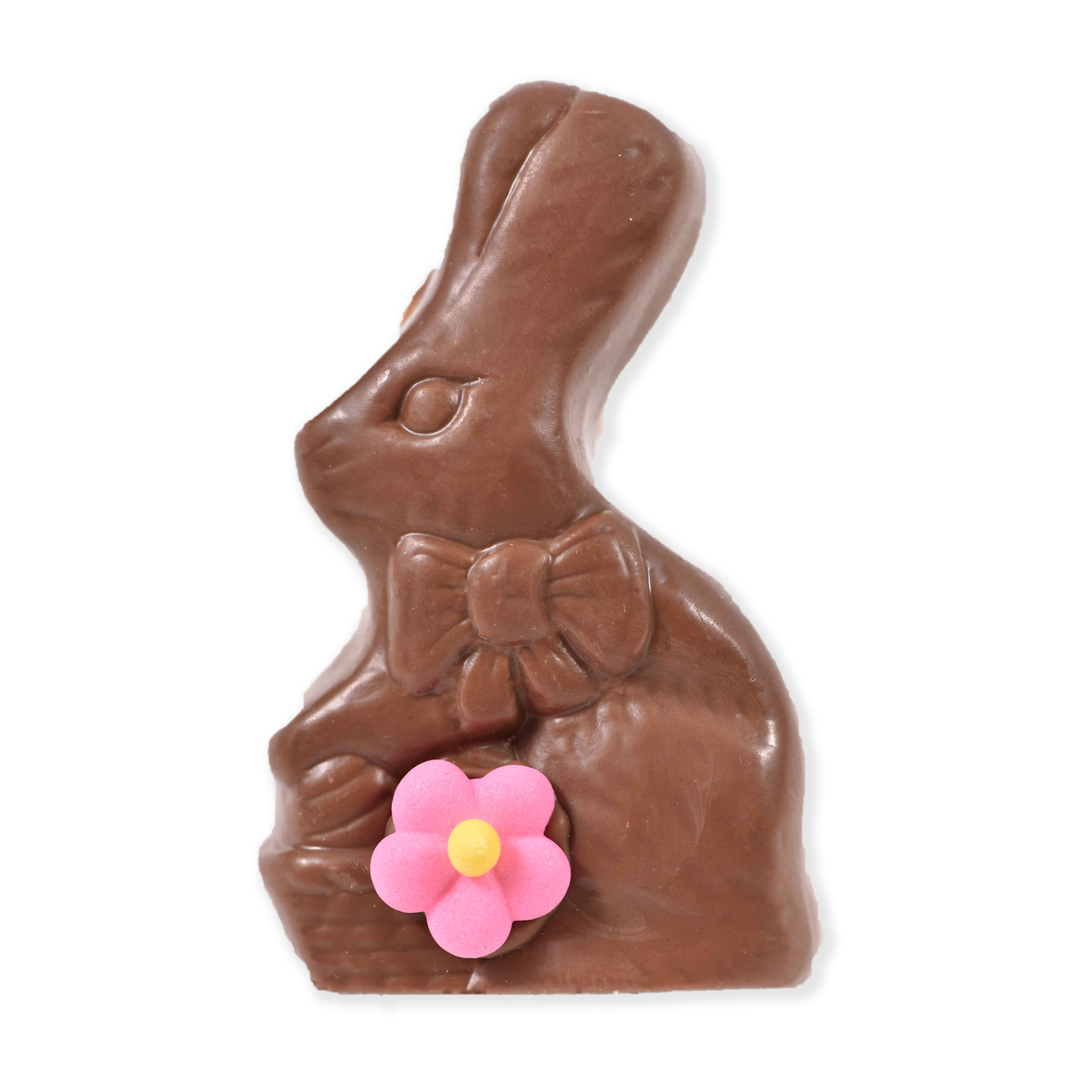 Milk Chocolate Flower Bunny (solid)
