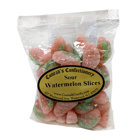 Sour Watermelon Slices- 4 oz bag
