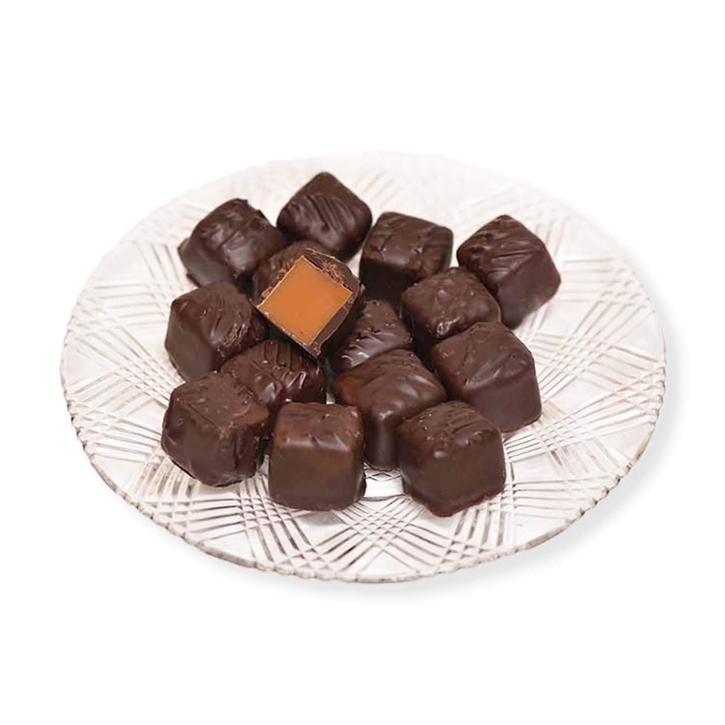 Dark Chocolate Caramels (Half Pound Box)