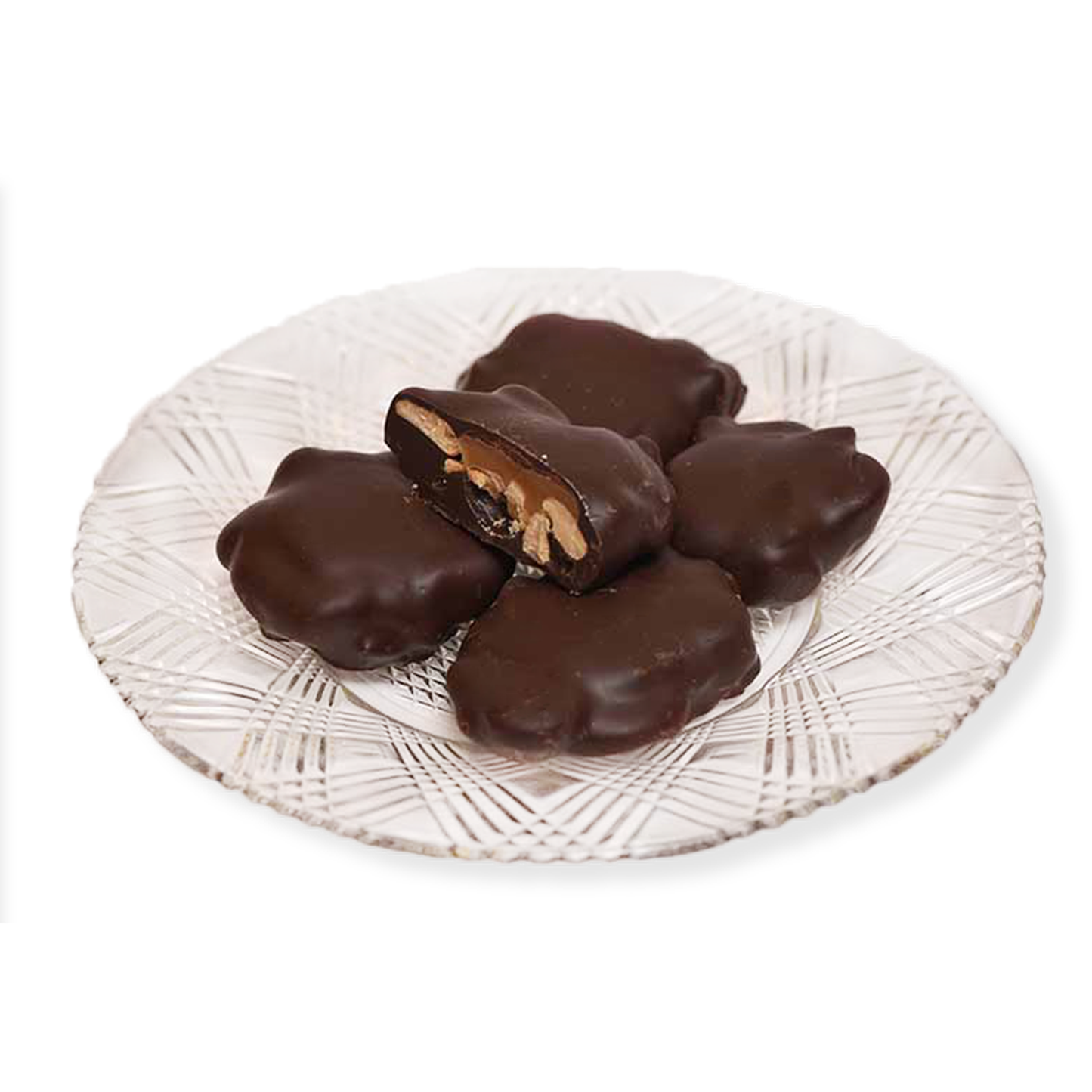 Dark Chocolate Cashew Turtles (Half Pound Box)
