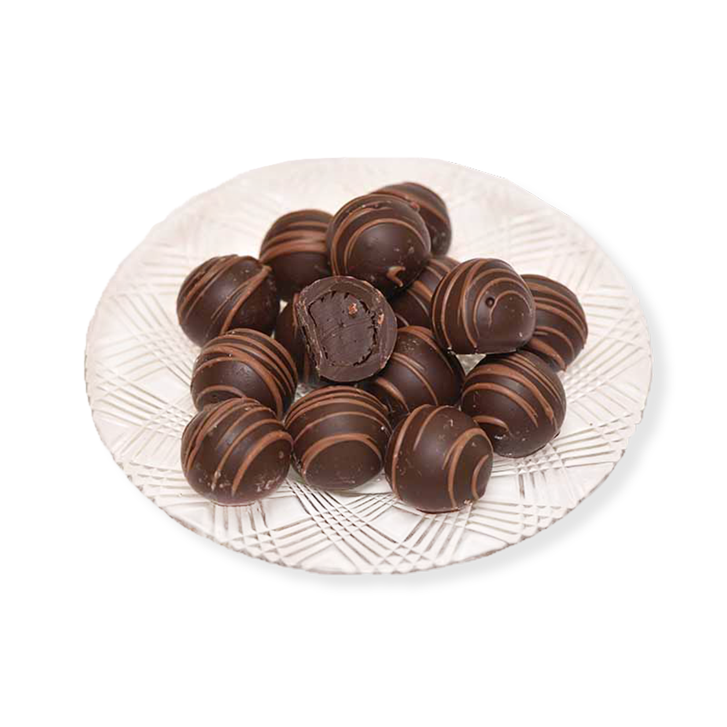 Dark Chocolate Amaretto Truffles (Half Pound Box)