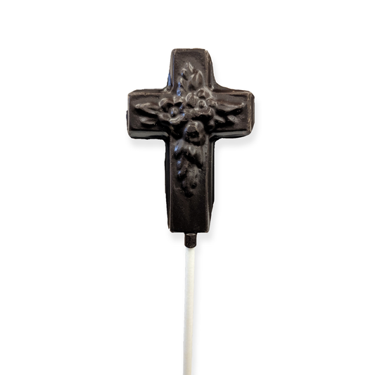Dark Chocolate Cross Lollipop