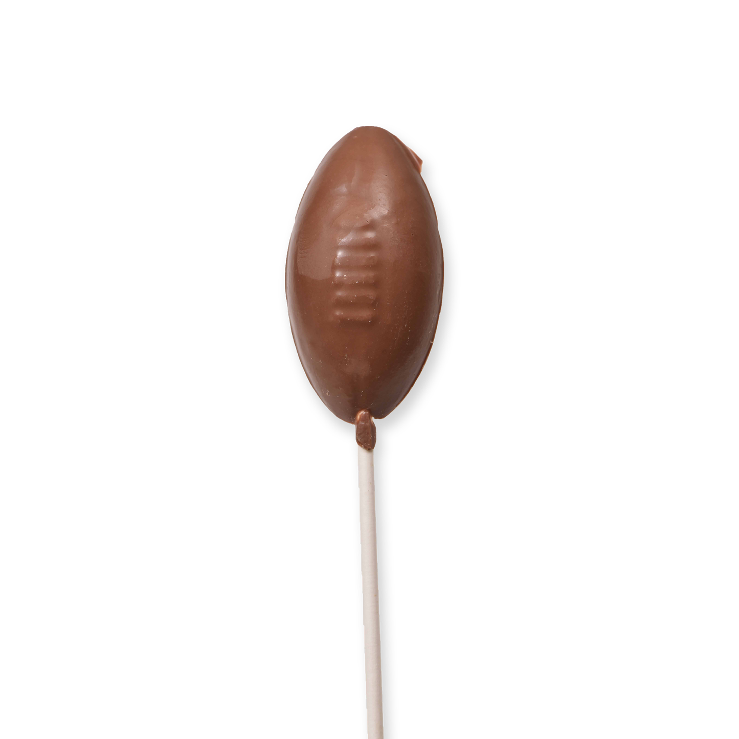 Milk Chocolate Football Lollipop