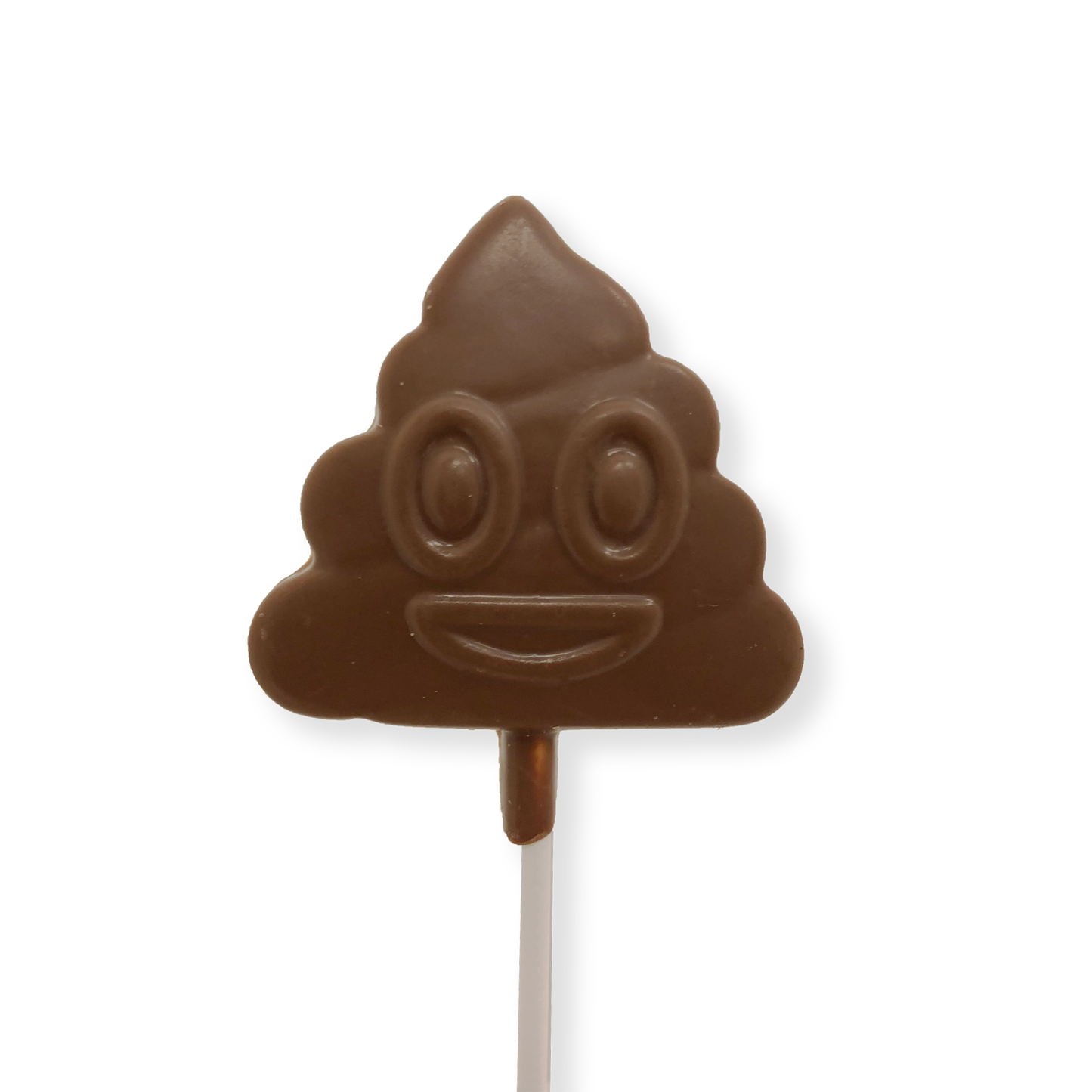 Milk Chocolate Poop Emoji Lollipop