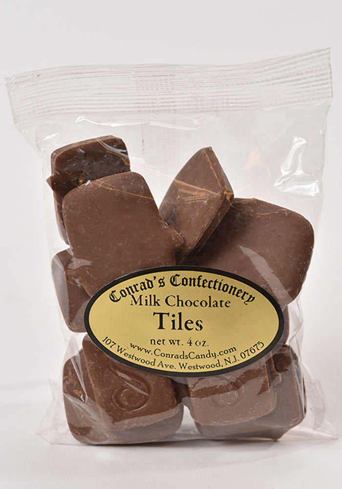 Milk Chocolate Tiles - Conrad's Confectionery