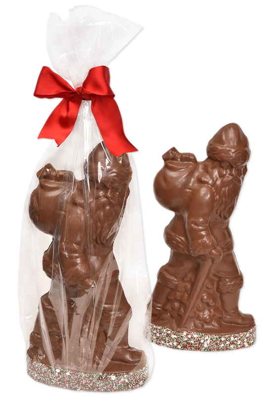 18" Milk Chocolate "Walking" Santa Model X-17 - Conrad's Confectionery