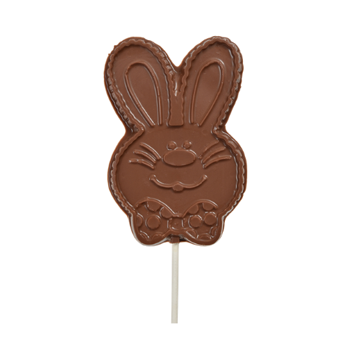 Milk Chocolate George Bunny Lollipop