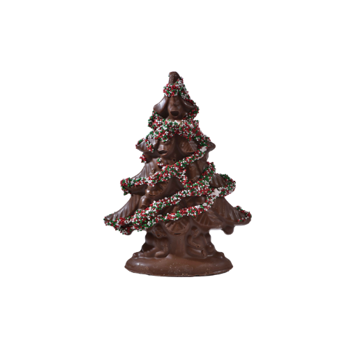 6" Solid Milk Chocolate Christmas Tree
