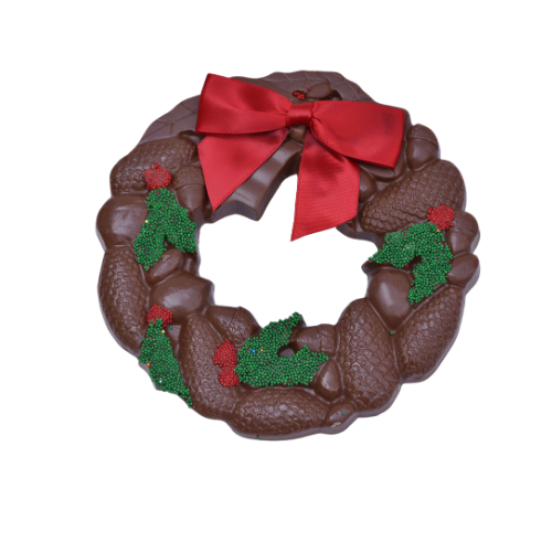 6" Milk Chocolate Wreath