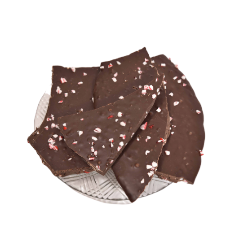 Dark Chocolate Peppermint Bark- 4 oz bag